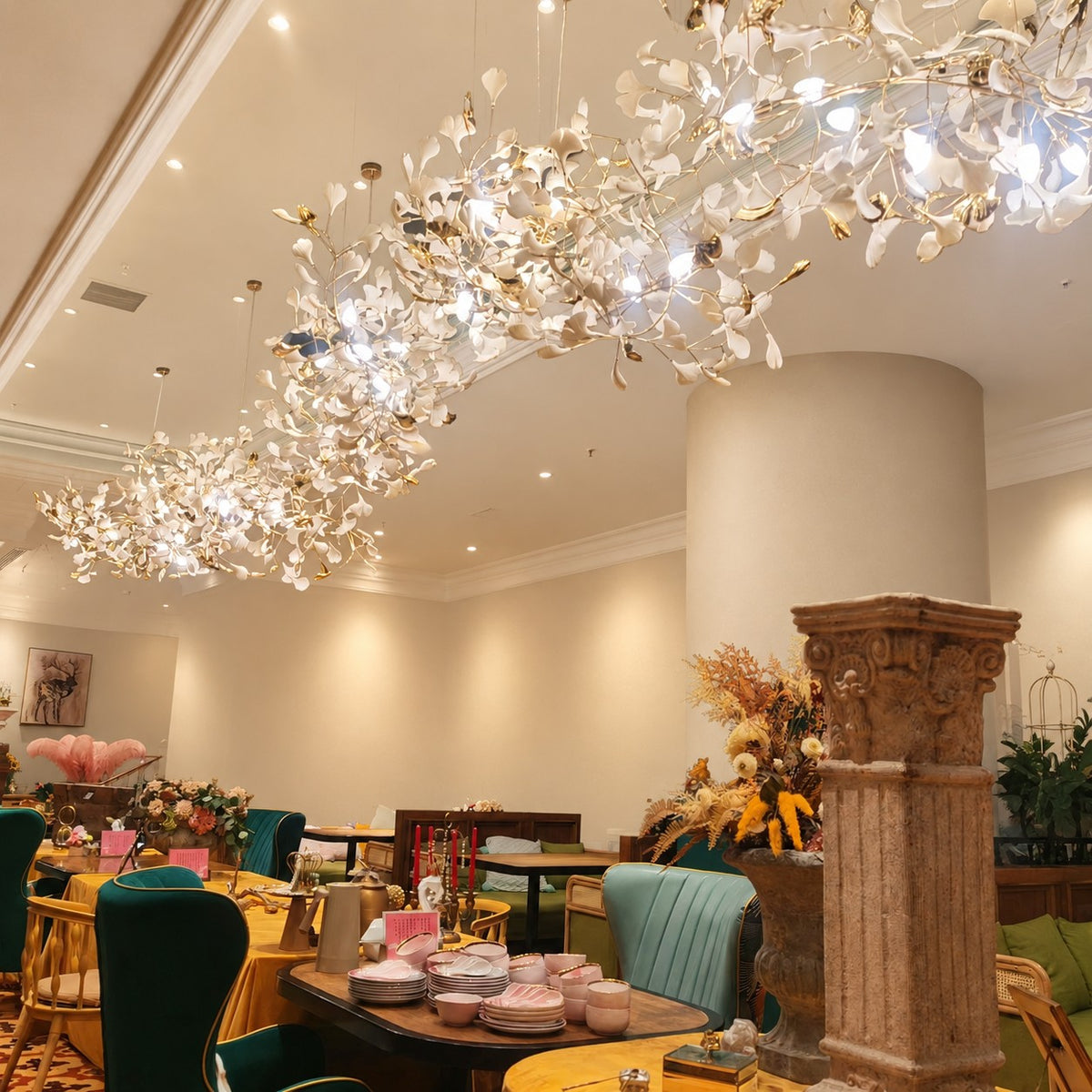 Gingko Leaves Chandelier
