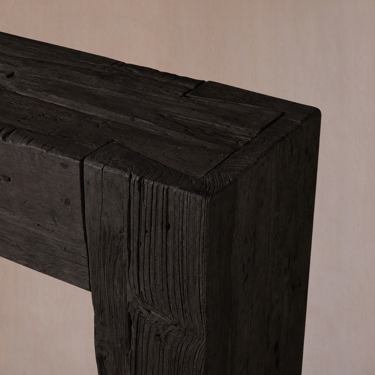 Happyarcadian Reclaimed Teak Wood Console Table