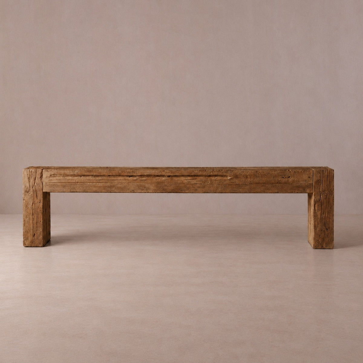 Happyarcadian Reclaimed Teak Wood Console Table