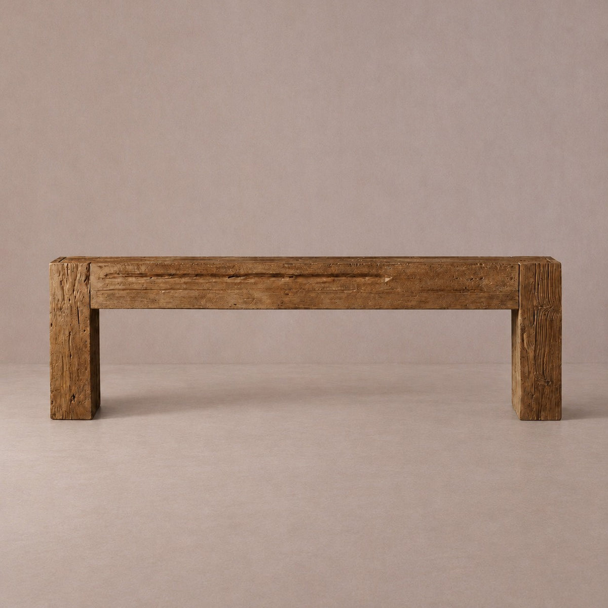 Happyarcadian Reclaimed Teak Wood Console Table