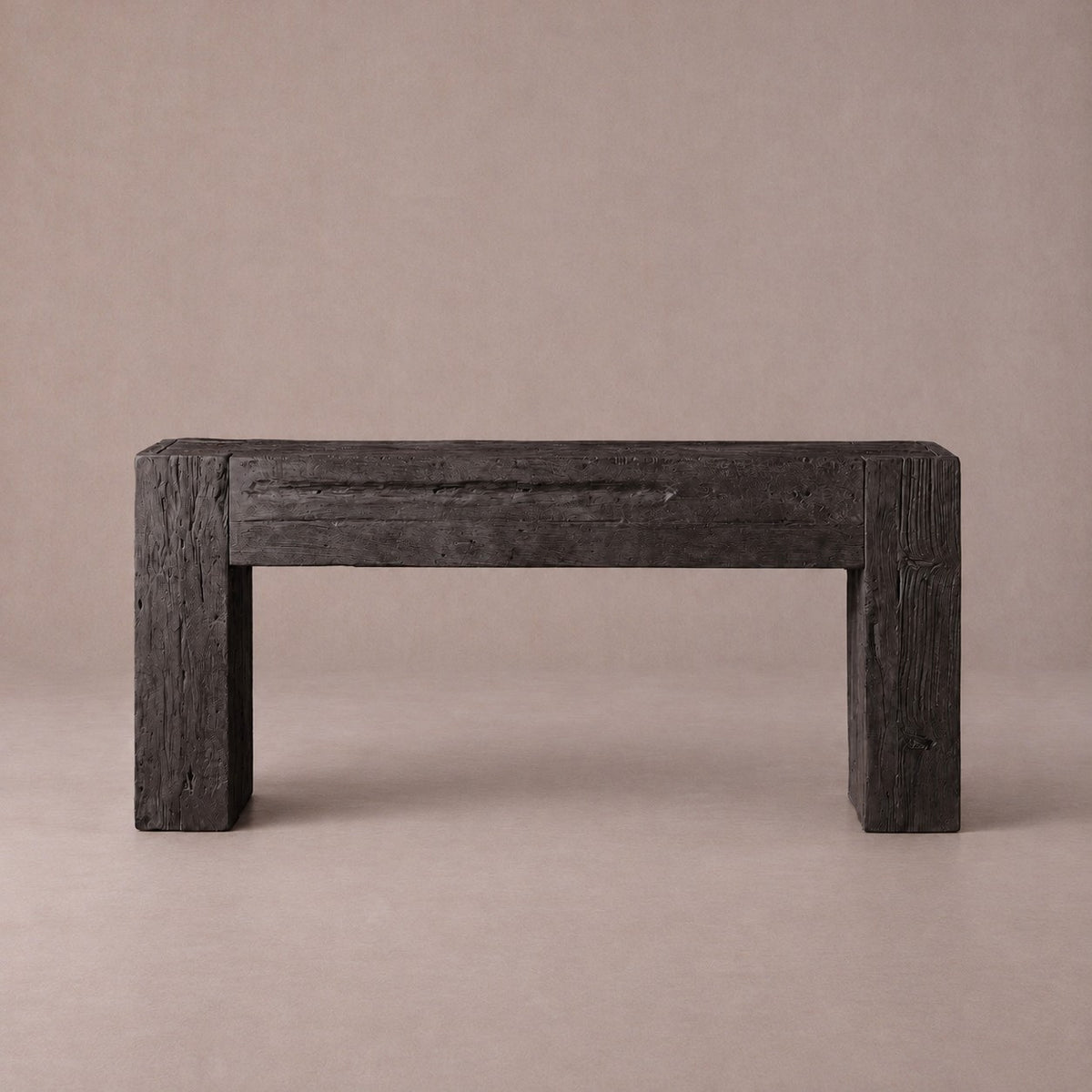 Happyarcadian Reclaimed Teak Wood Console Table