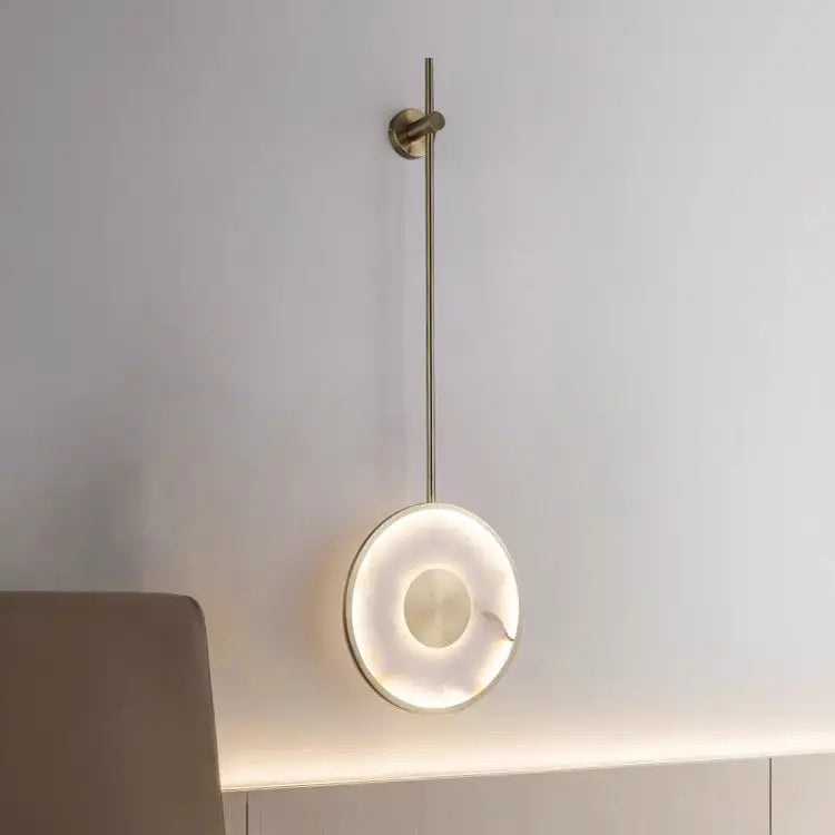 Icarus Alabaster Bedside Wall Mounted Lamps