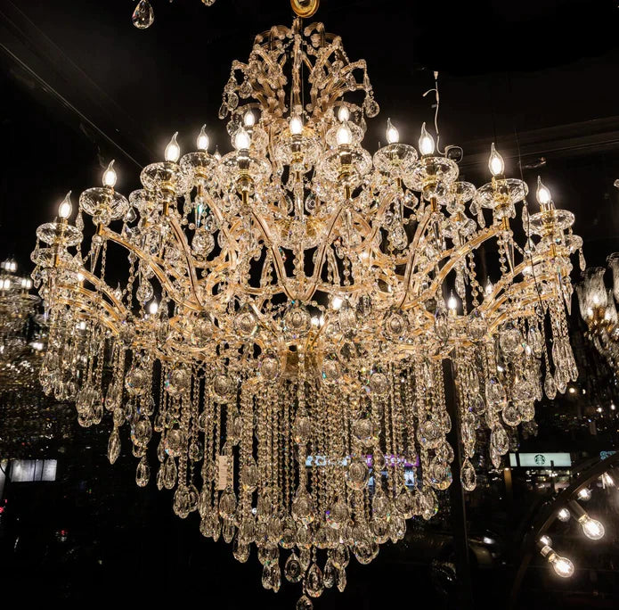 Classic Modern Multi-layers Crystal Chandelier