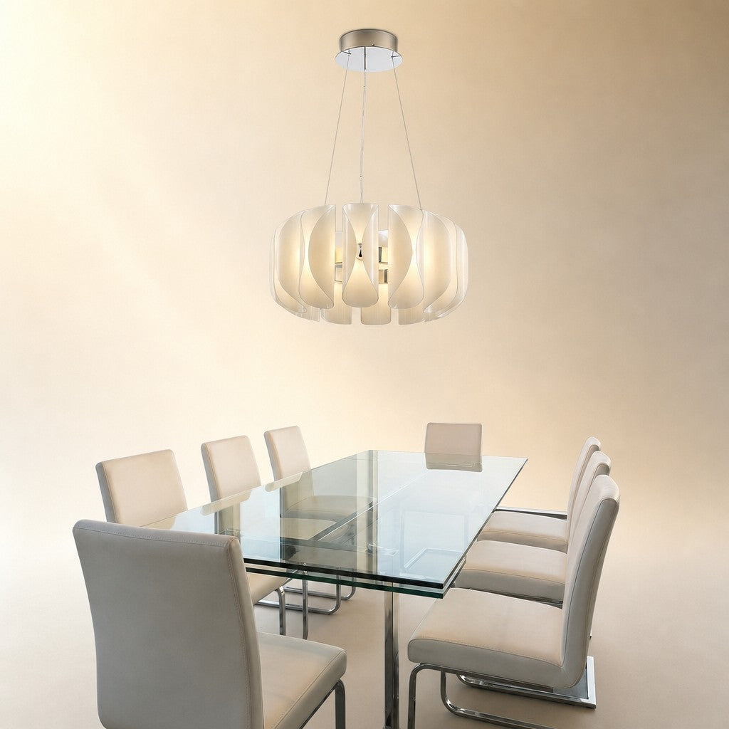 Ilyor Modern Glass Round Chandelier