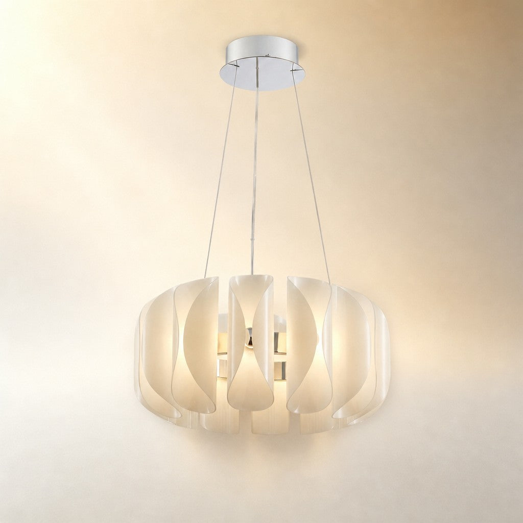 Ilyor Modern Glass Round Chandelier