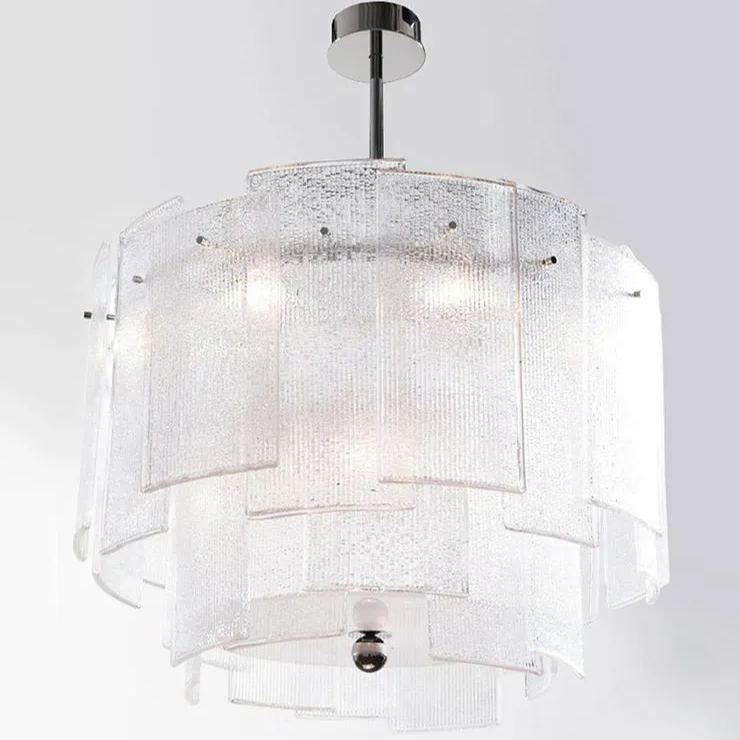 Flake Murano Glass Chandelier