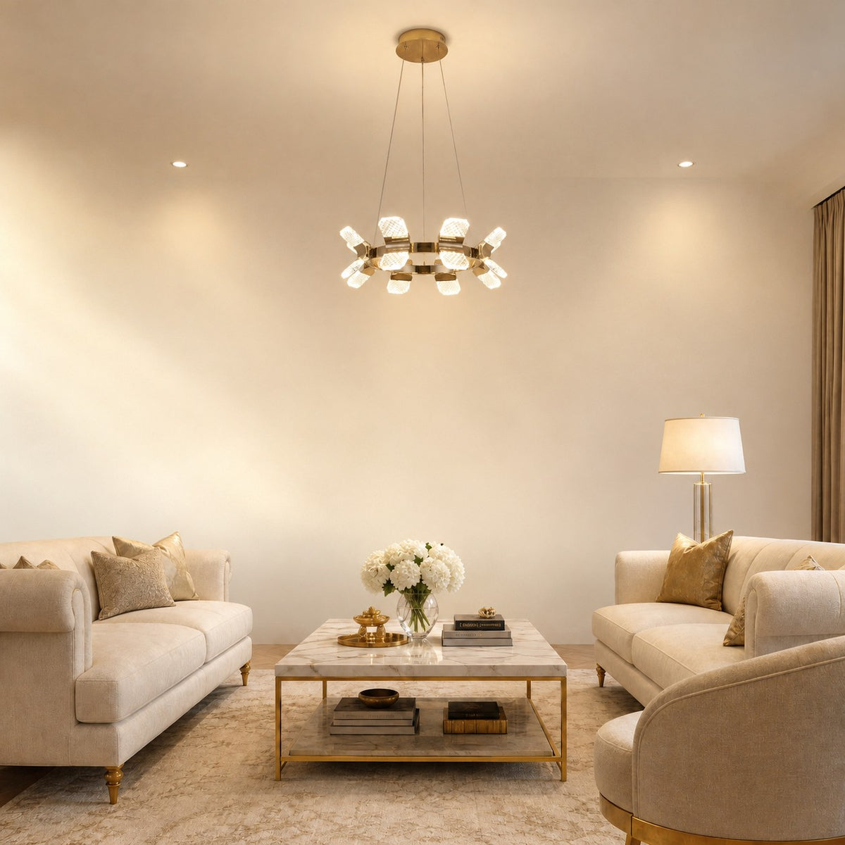 Isadora Modern Ring Chandelier 39"