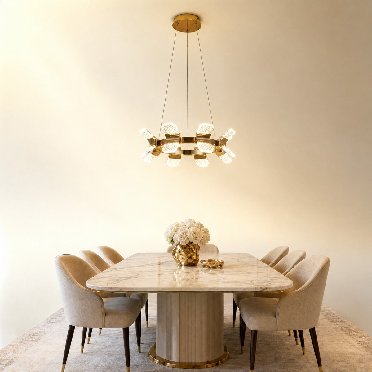 Isadora Modern Ring Chandelier 39"
