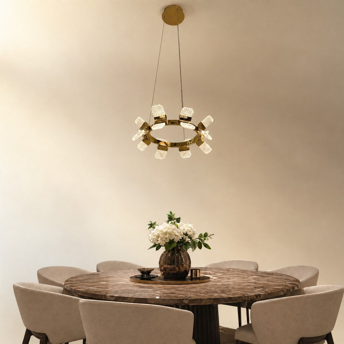 Isadora Modern Ring Chandelier 39"