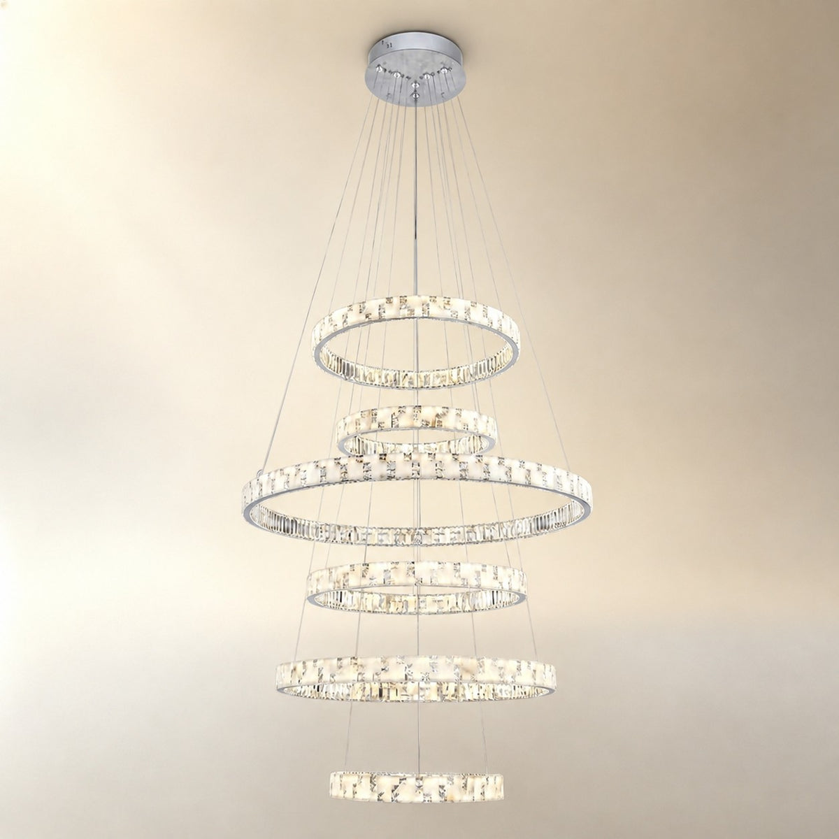 Isavan Crystal Pendant Light 48"