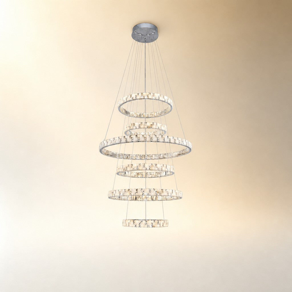 Isavan Crystal Pendant Light 48"