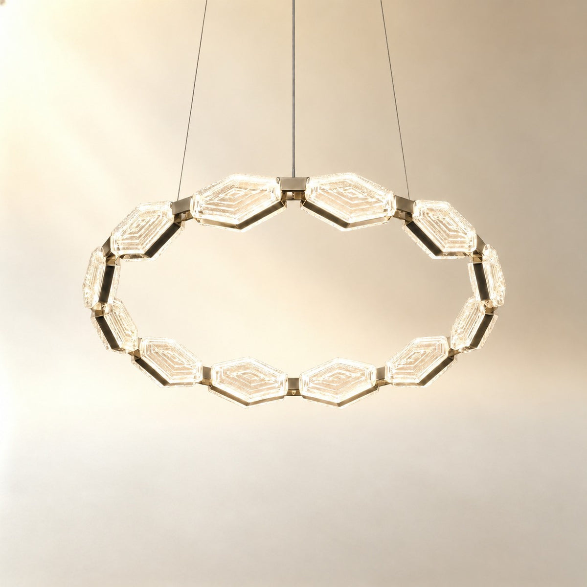 Isadora Modern Ring Chandelier 39"