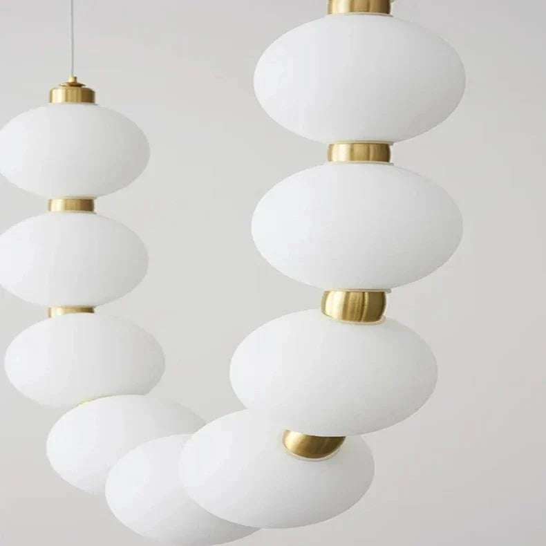 Lexi Modern Necklace Chandelier Acrylic Orb Statement Chandelier