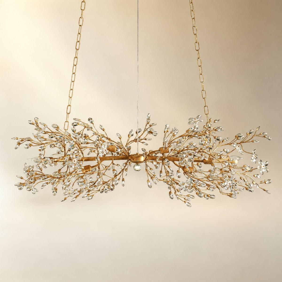 Linear Crystal Chandelier
