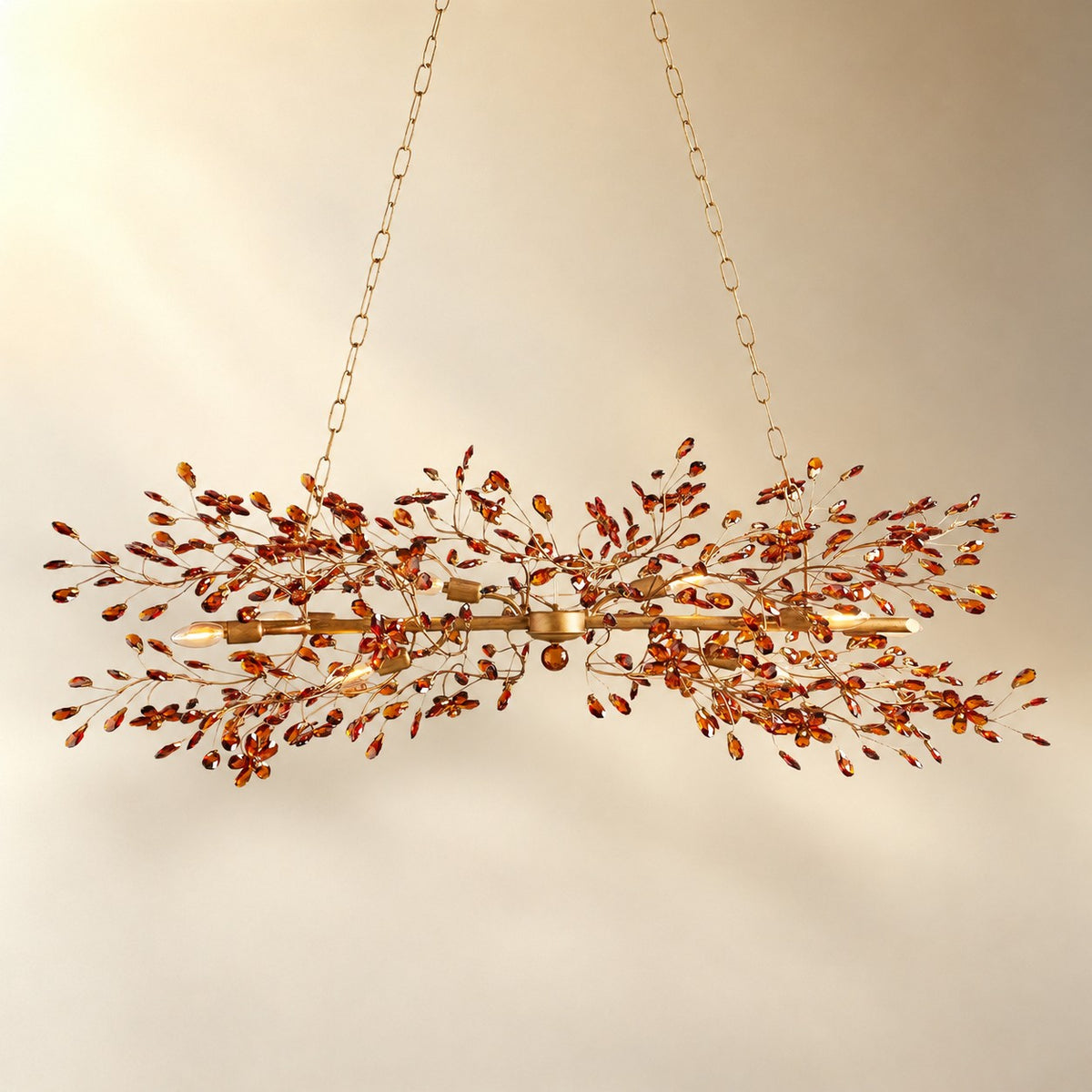 Linear Crystal Chandelier
