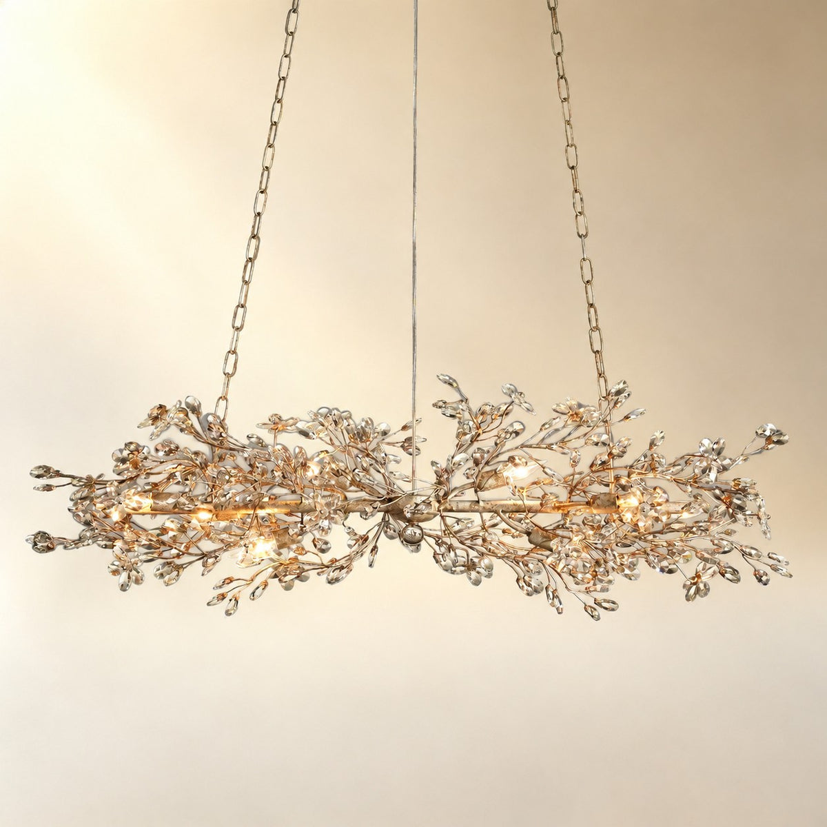 Linear Crystal Chandelier