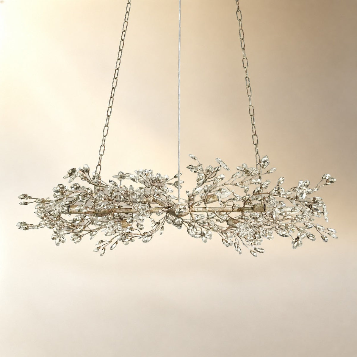 Linear Crystal Chandelier