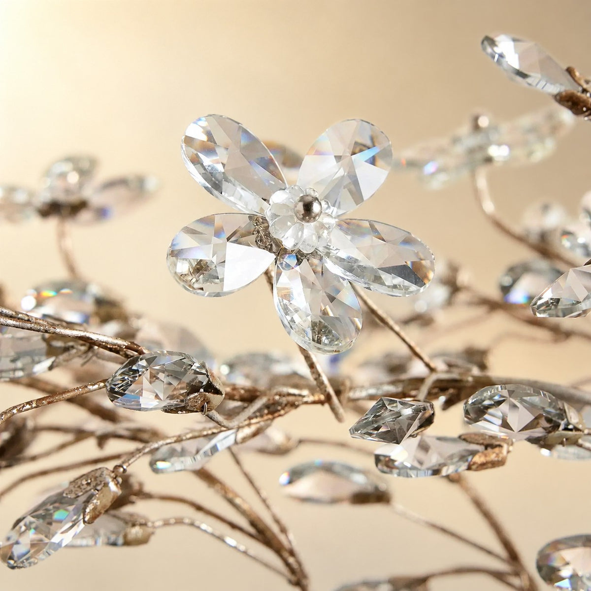 Linear Crystal Chandelier