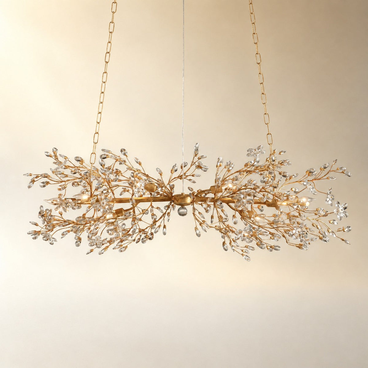 Linear Crystal Chandelier