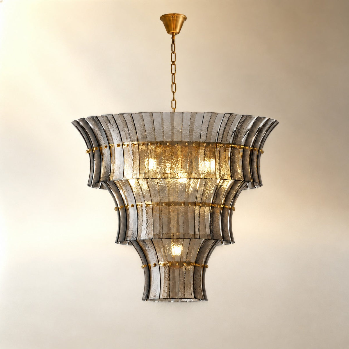 Artisan Murano-Style Vespera Living Chandelier