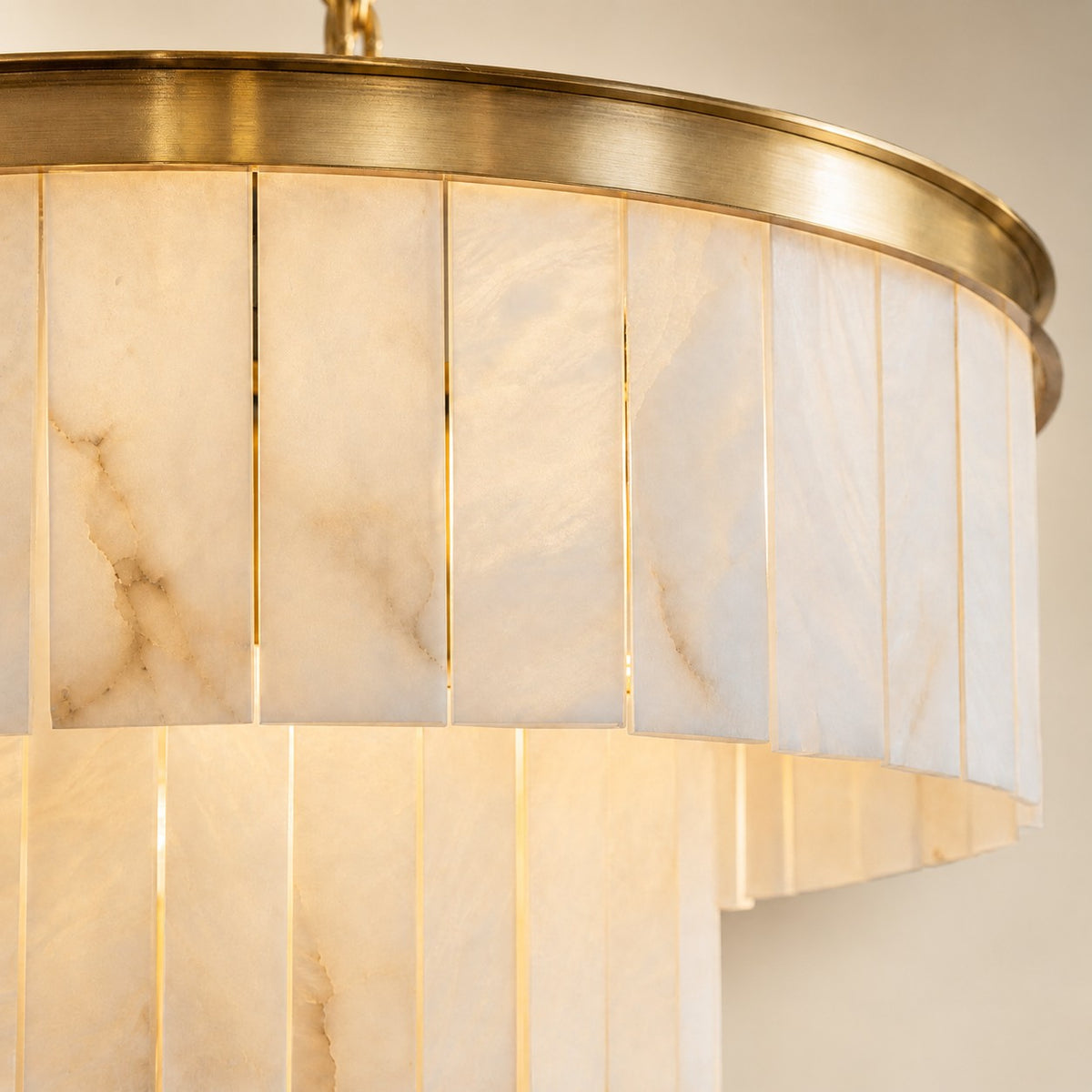 Lorian Modern Alabaster Dining Room Light