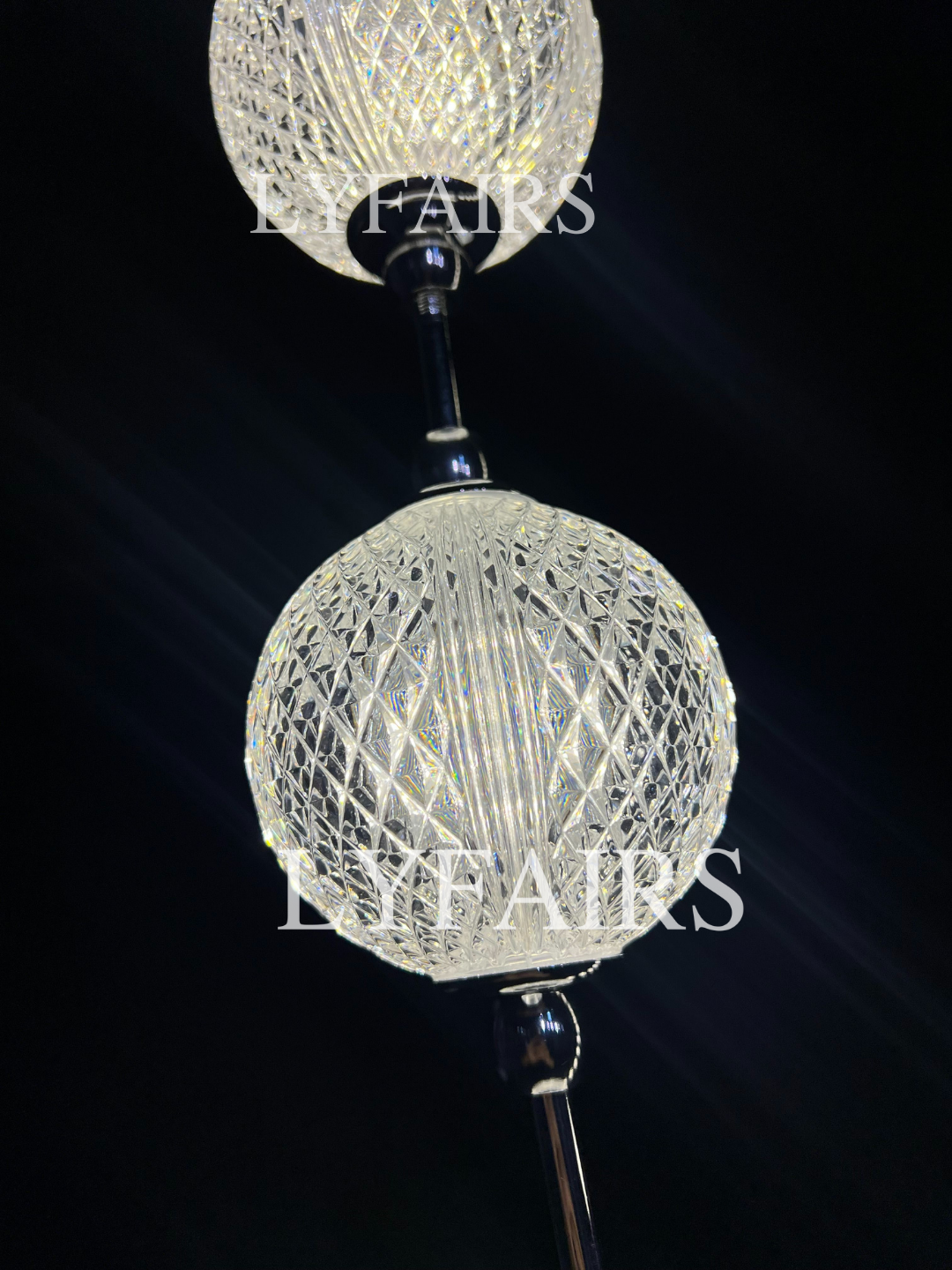 Modern Creative Acrylic Ball Necklace Chandelier for Living Room/Staircase/Foyer/Entryway