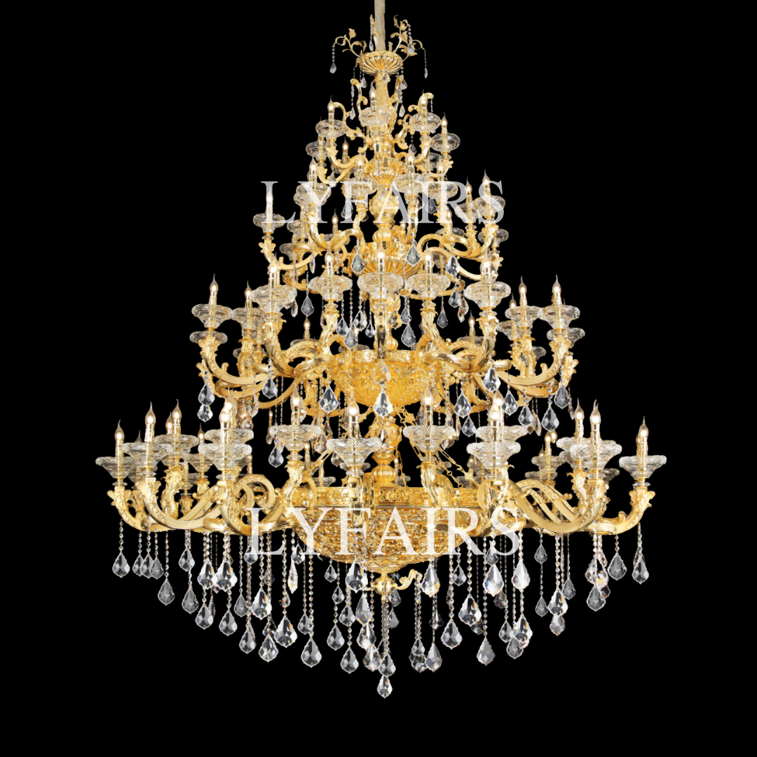 Versailles Imperial Grand Brass Crystal Chandelier for Palace/Mansion