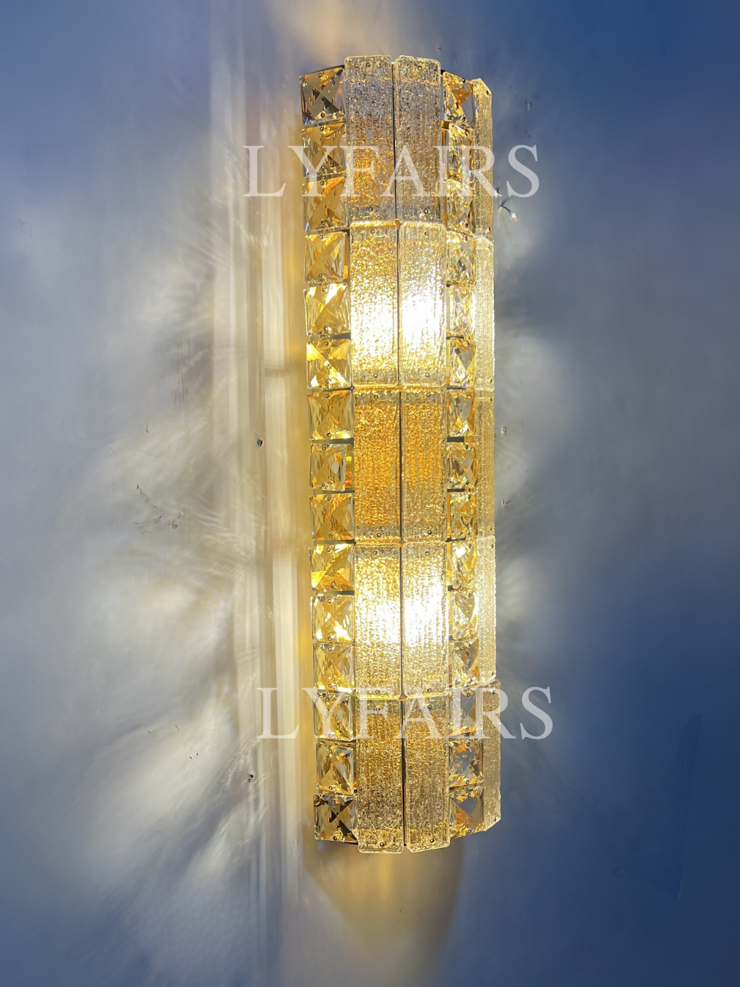 Oversized Multi-layers Luxury Gold Crystal Chandelier For Large Foyer/Hallway/Entryway