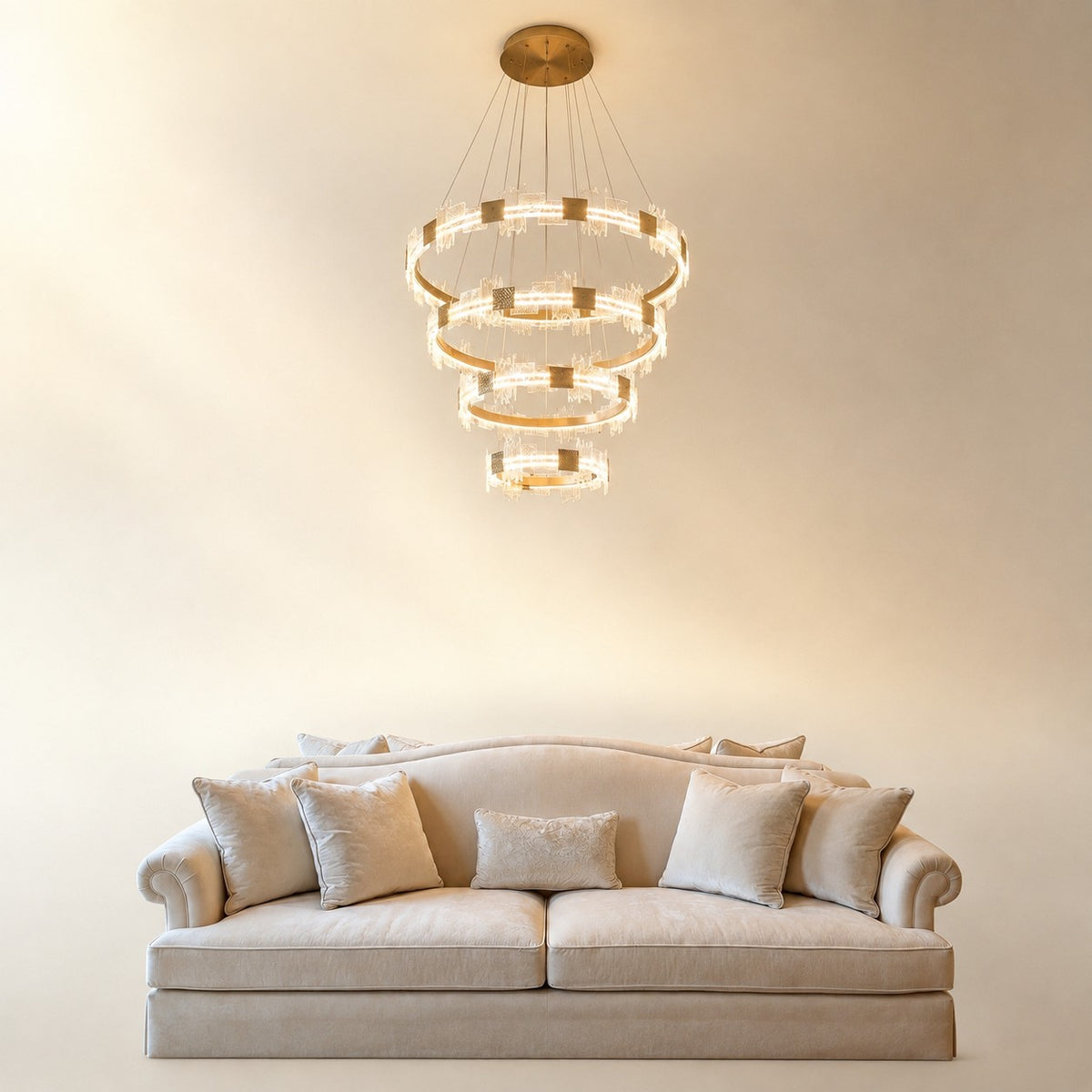 Lysvan Modern Large Foyer Chandelier