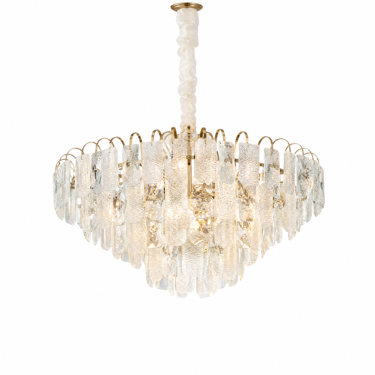 Madreperla Crystal Crown Chandelier