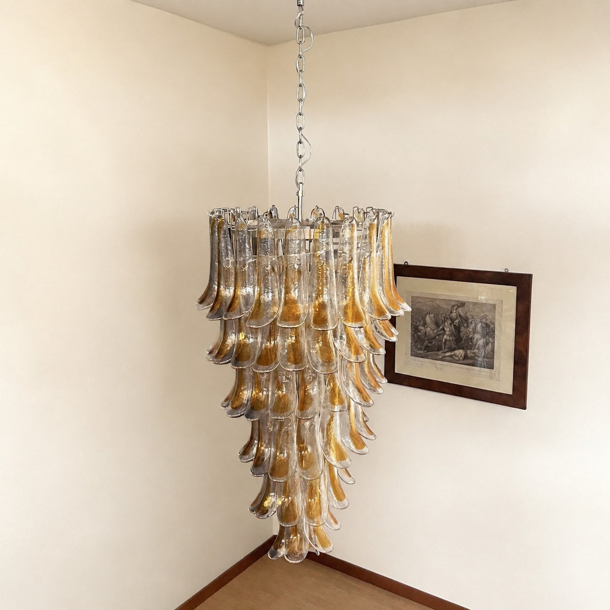 Marigold Glass Chandelier