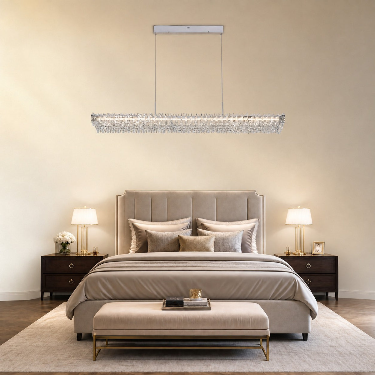 Marin Round Crystal Chandelier