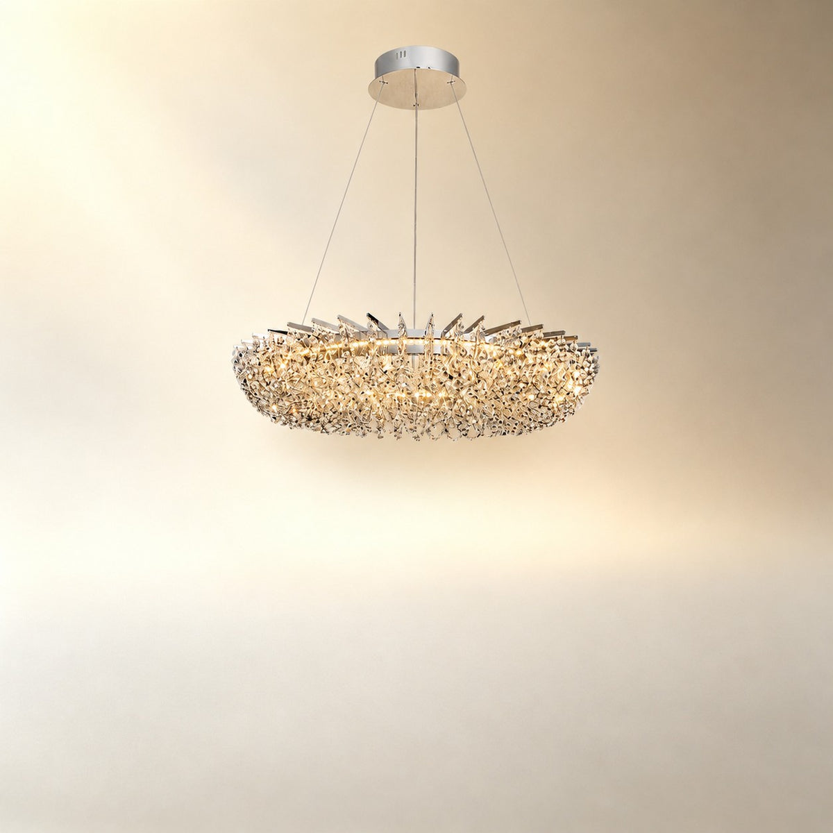 Marin Round Crystal Chandelier