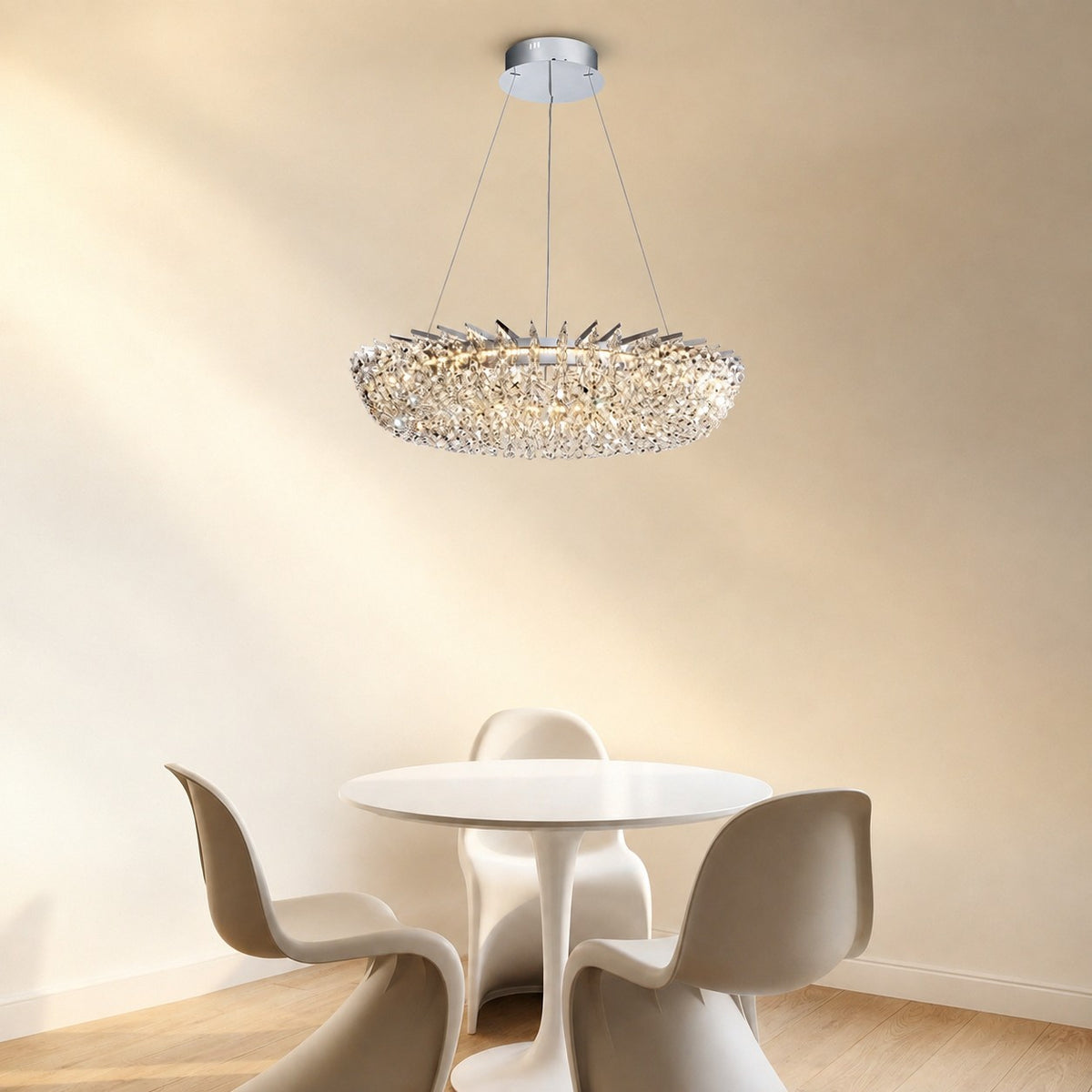 Marin Round Crystal Chandelier