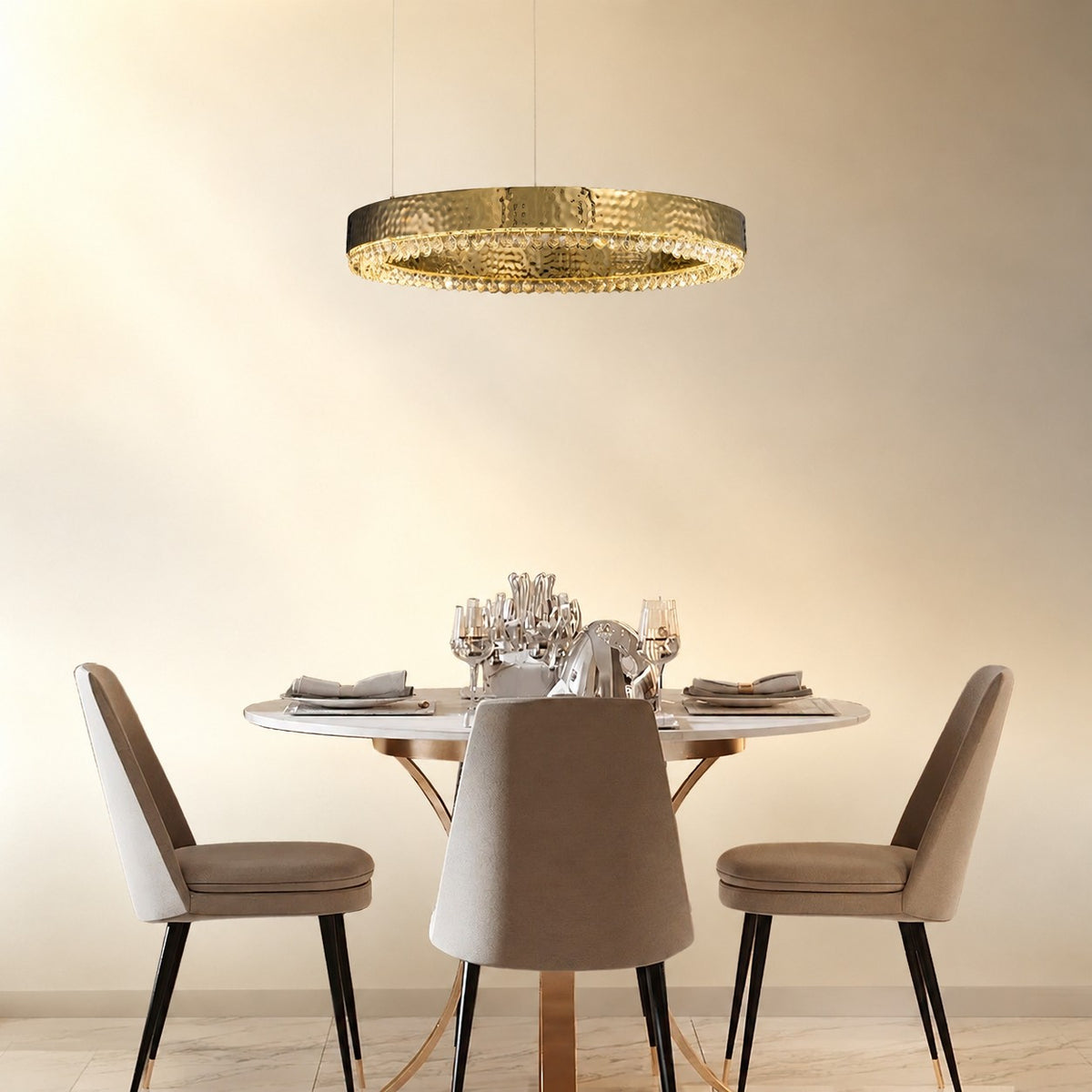 Marior Crystal Modern Pendant Light