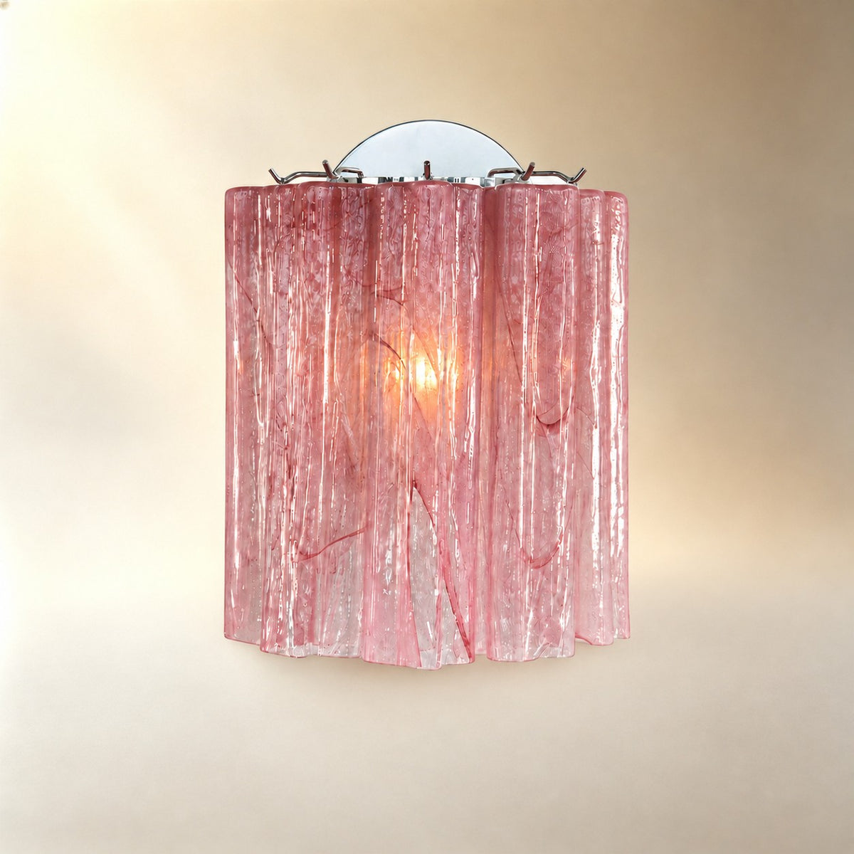 Mirelle Murano Fluted Glass Wall Sconce