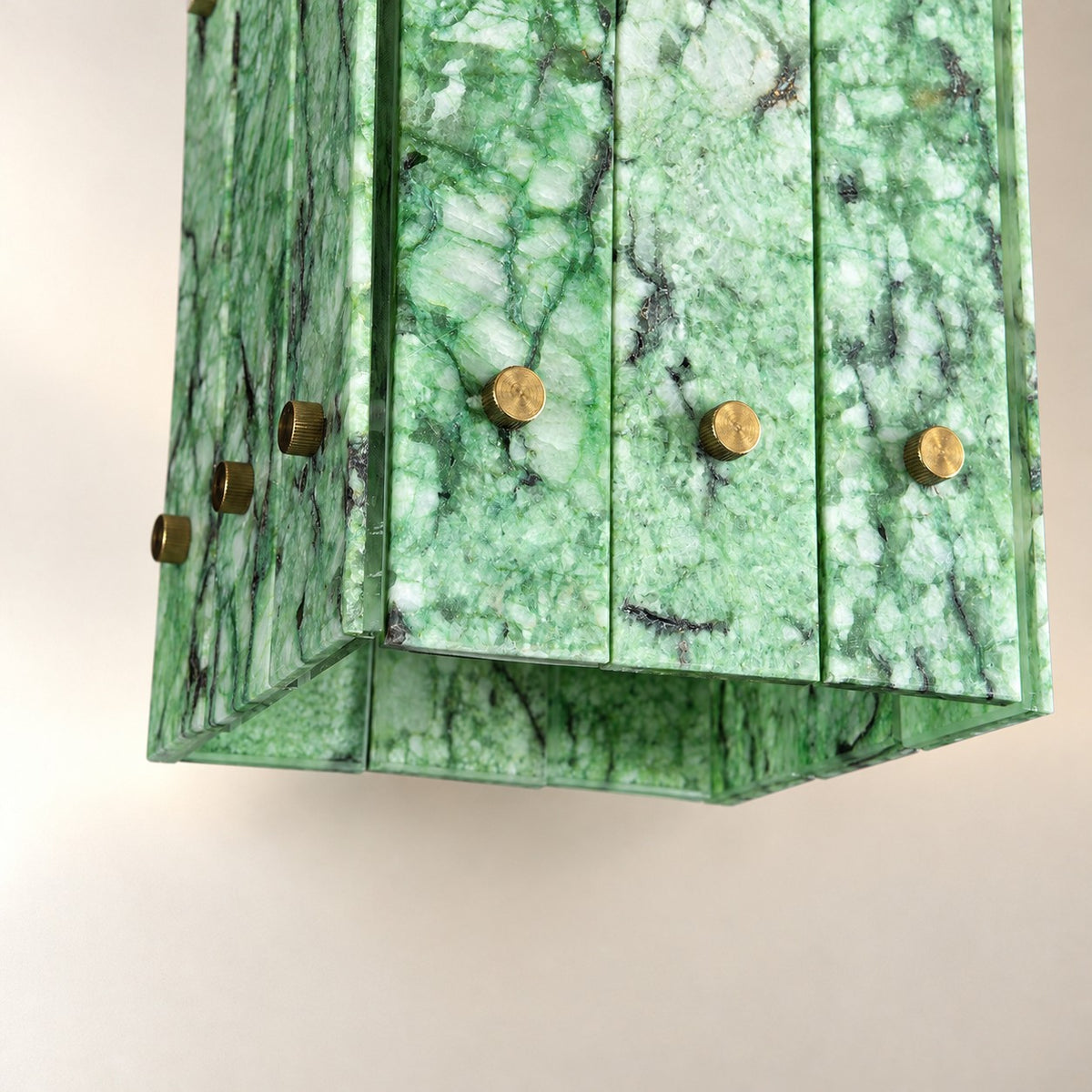 Modern Faceted Luxury stone Pendant Light