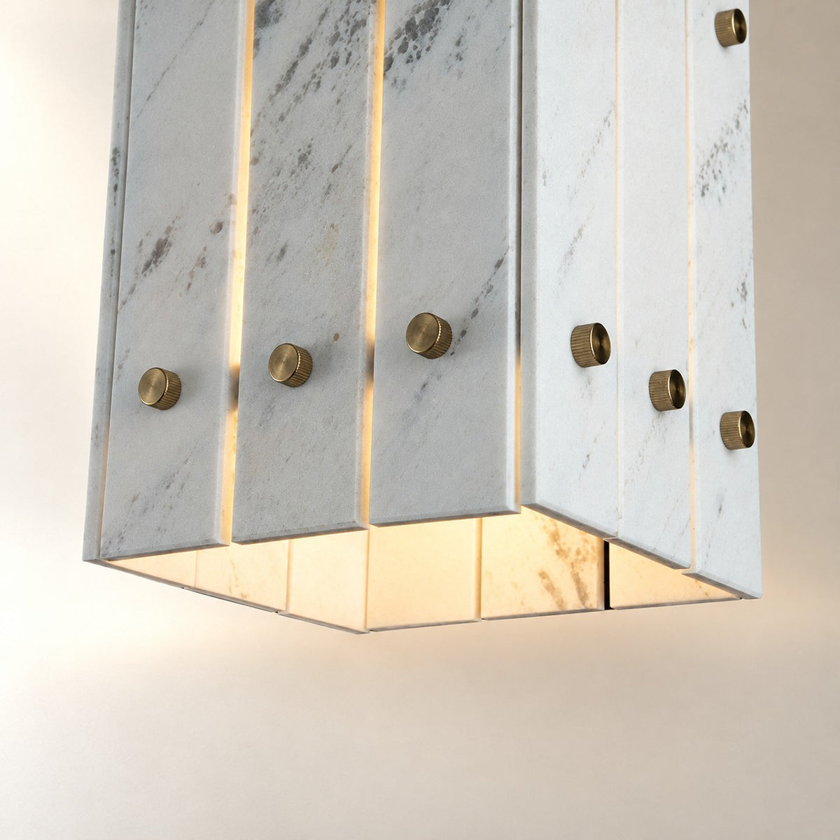 Modern Faceted Luxury stone Pendant Light