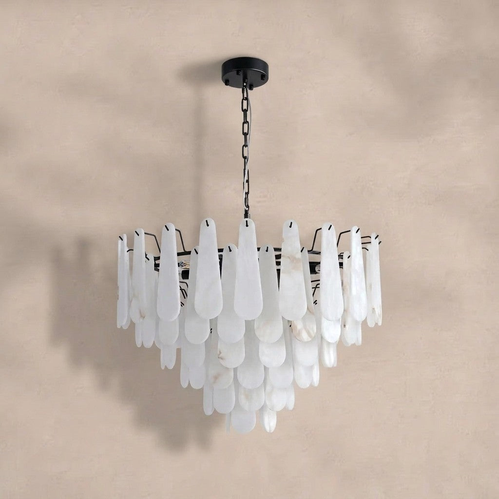 Modern Marble Round Chandelier
