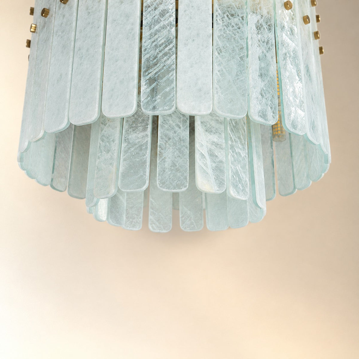 Modern White Crystal Luxury stone Chandelier