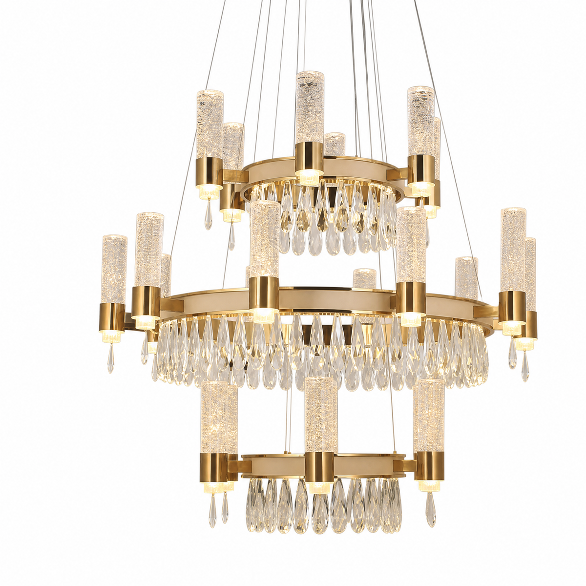 Nido Crystal Trio Chandelier