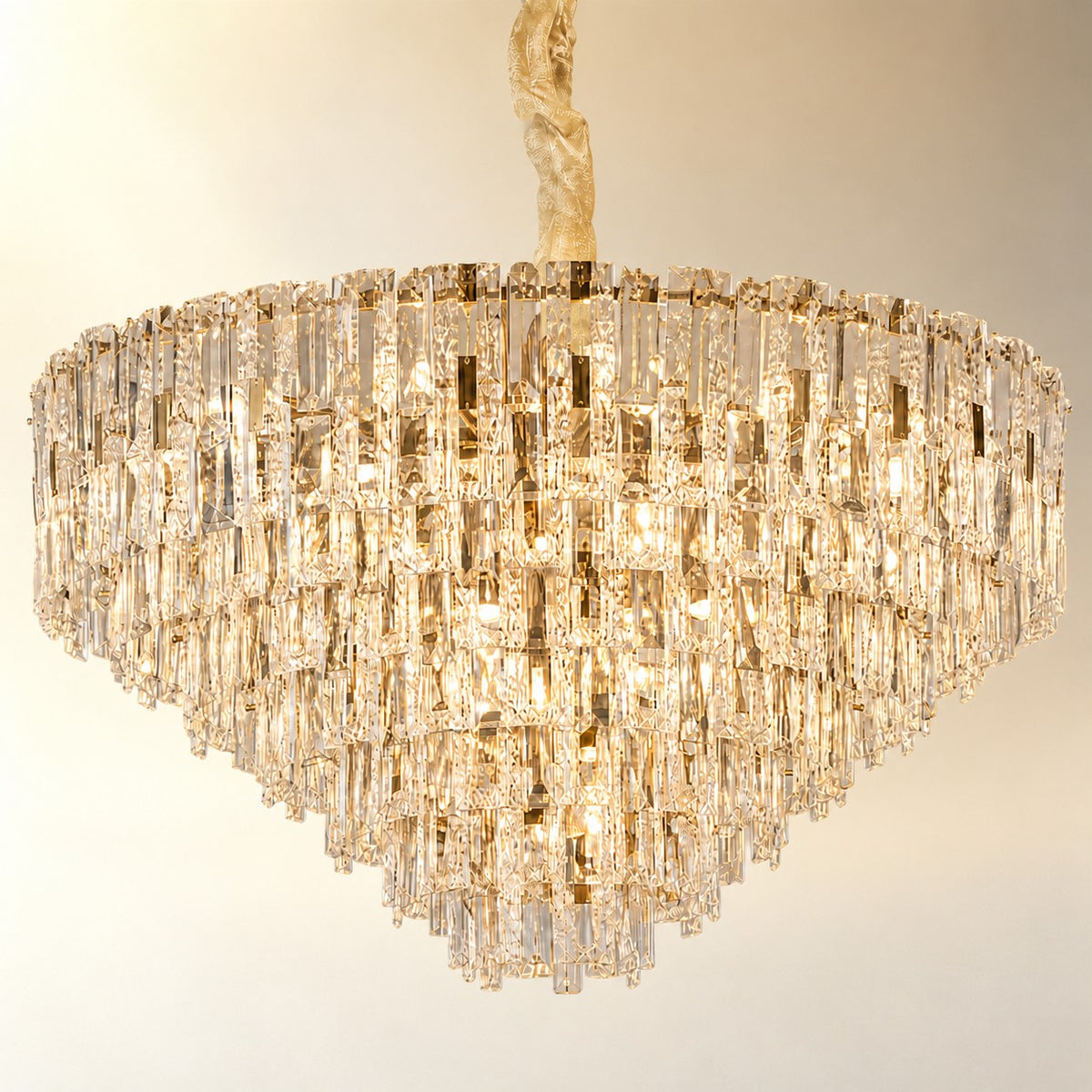 Notturno Crystal Crown Chandelier