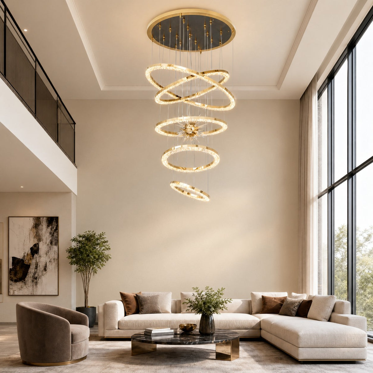 Octagonal Chandelier