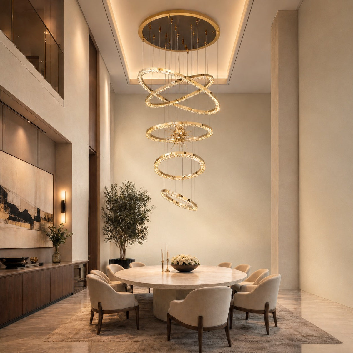 Octagonal Chandelier