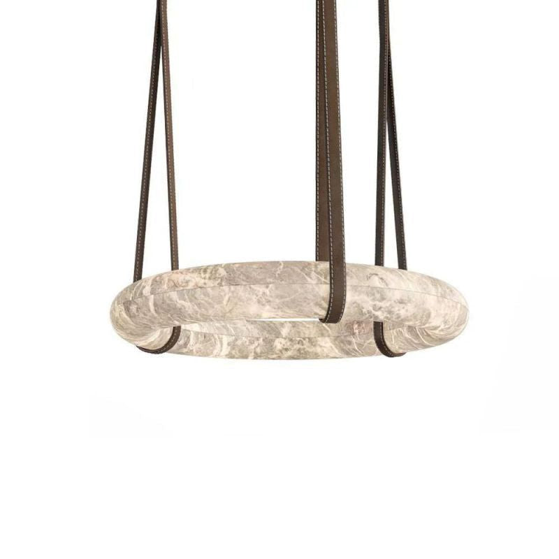 Alabaster Ring Pendant rbrights 39.4" D