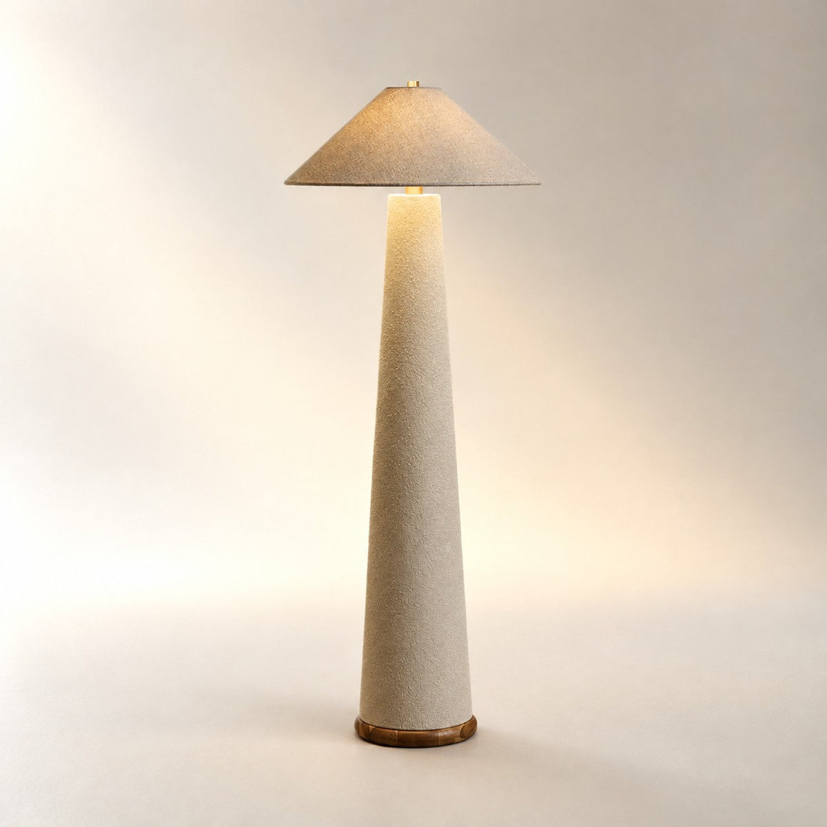 Ombra Boucle Floor Lamp