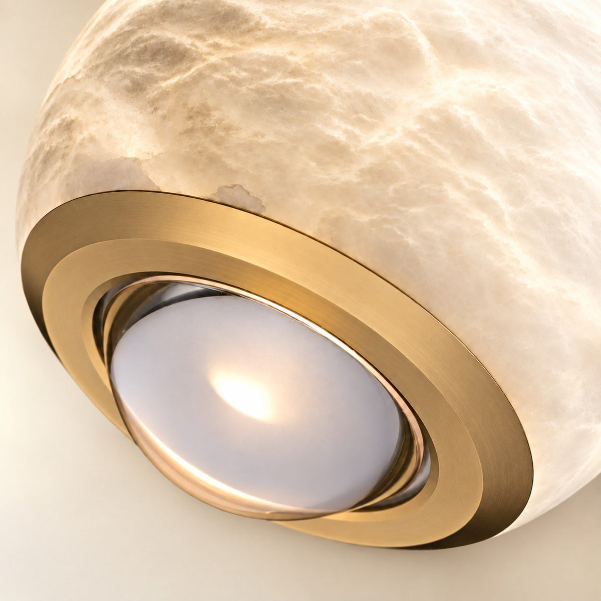 Orbelle Alabaster Globe Pendant Light