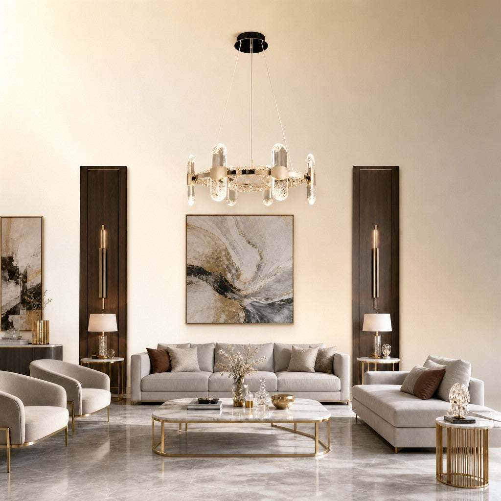Pearl Net Modern Sculptural Pendant Light