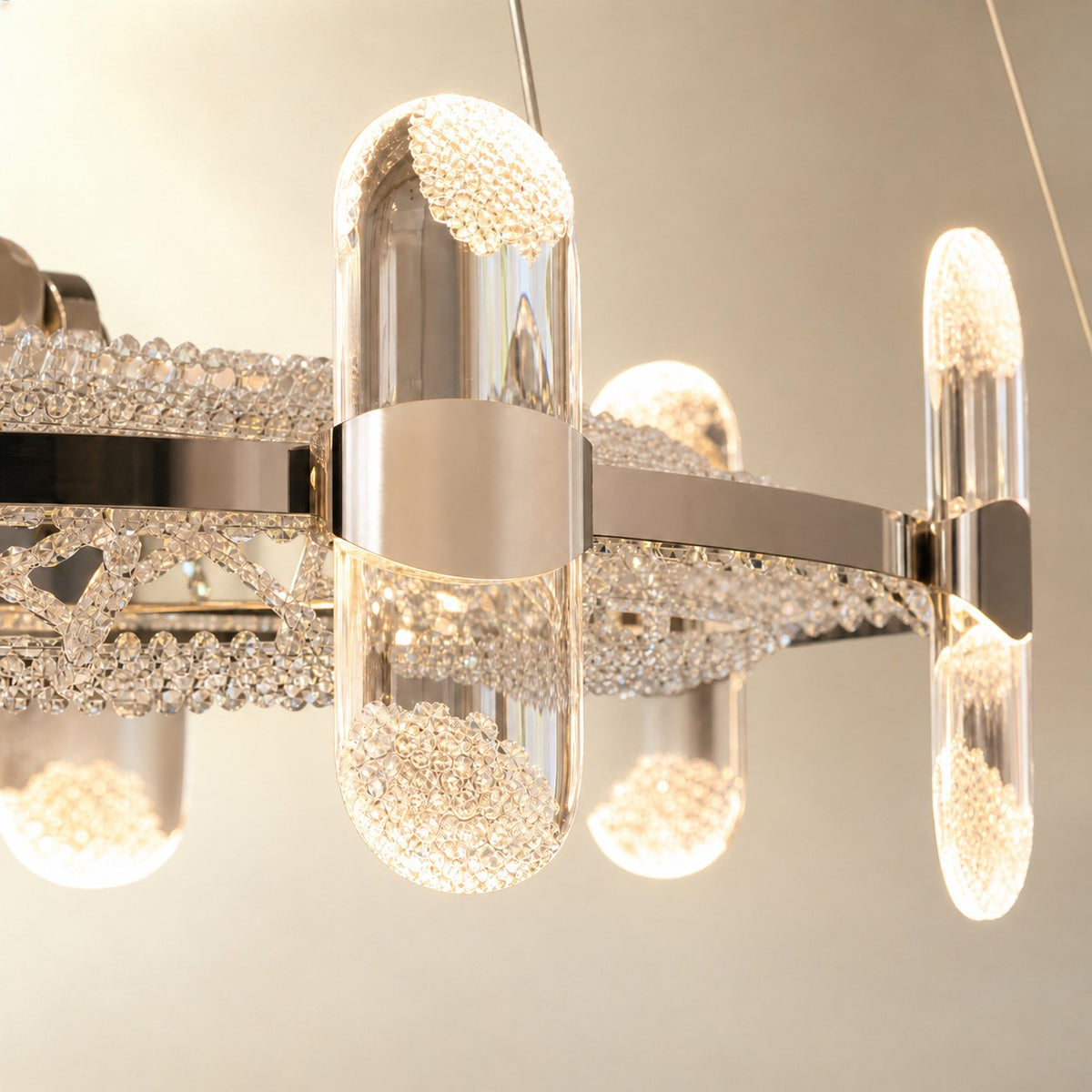 Pearl Net Modern Sculptural Pendant Light