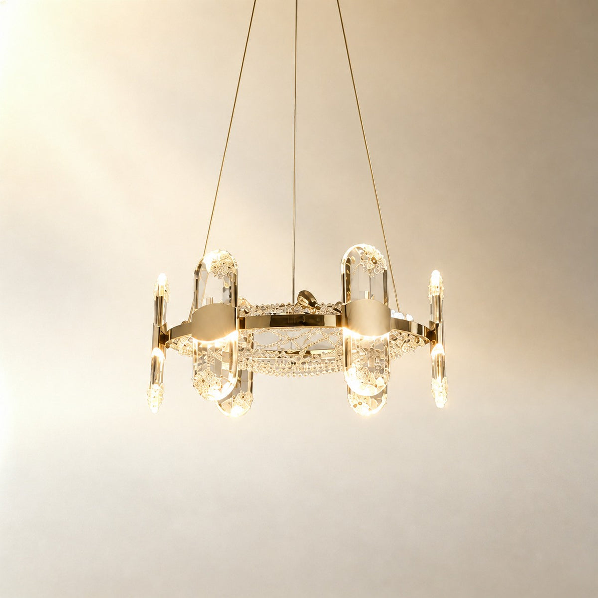 Pearl Net Modern Sculptural Pendant Light